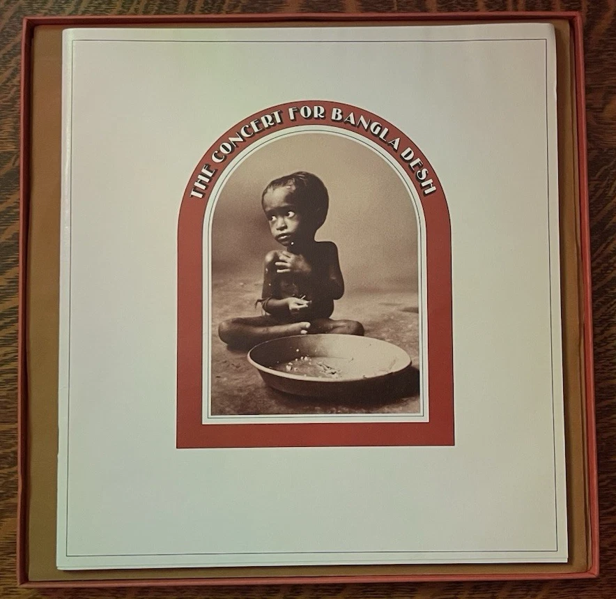 3-12" LP~GEORGE HARRISON~CONCERT FOR BANGLA DESH~BOOKLET~BOB DYLAN~ERIC CLAPTON - Image 3 of 4