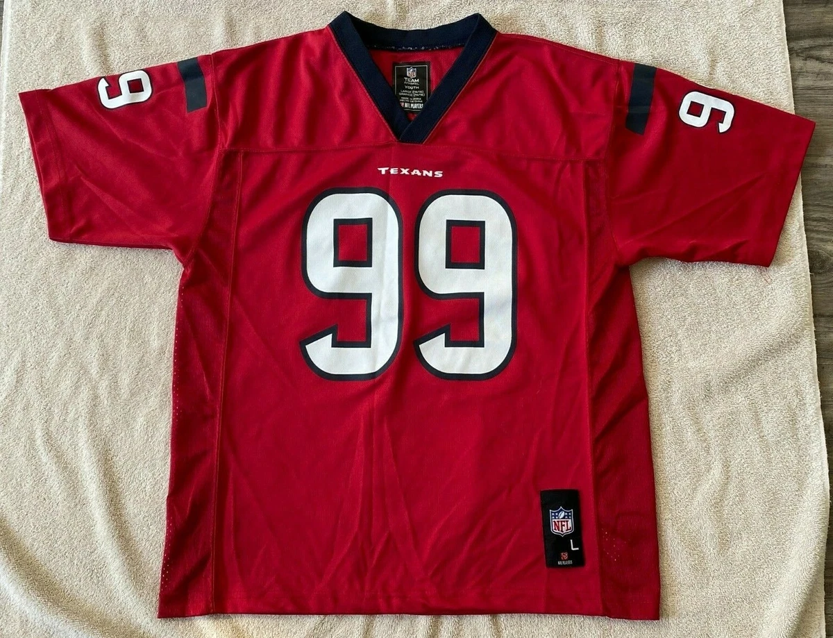 Houston Texans J. J. Watt #99 2020 Nfl Red Jersey Jersey - Bluefink