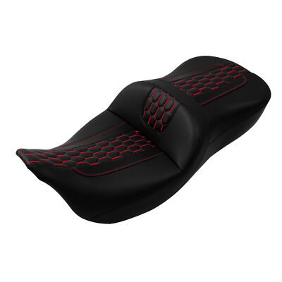 Two Up Rider Driver & Passenger Seat Fit For Harley Touring Electra Glide 09-23