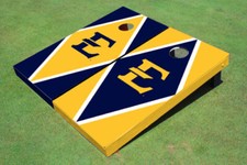 East Tennessee State University E Alternating Diamond Cornhole Boards