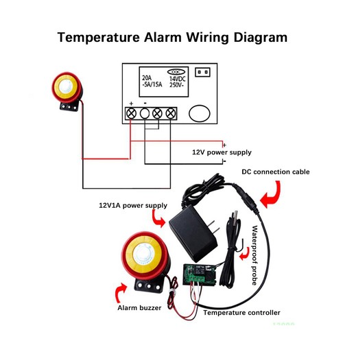Digital Display Microcomputer Thermostat Temperature Controller Switch DC12V SD0 - Picture 4 of 7