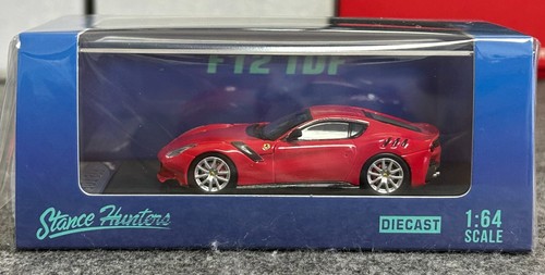 Stance Hunters SH 1/64 Ferrari F12 TDF Diecast Models Car Limited Collection Red - Picture 11 of 18