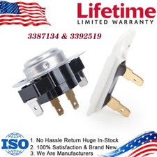 3387134 3392519 Dryer Cycling Thermostat for Whirlpool Kenmore Maytag AP6008270