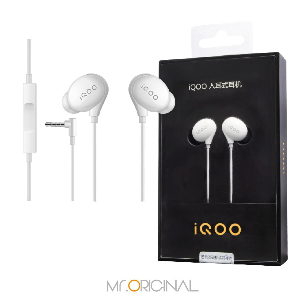 ANDROID - VIVO IQOO Z1＋ワイヤレスイヤホン＋スマホリング Original VIVO iQOO Official HiFi 3.5mm Jack In-ear Headphones