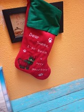 Cat Christmas Stocking-very good condition and very cute 