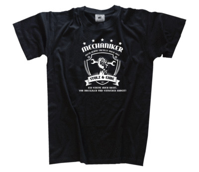 Mechaniker Mein Beruf erfüllt mich mit Stolz und Ehre Handwerker Arbeit T-Shirt