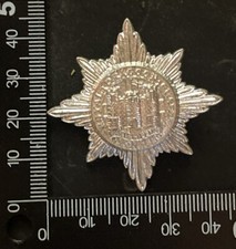 Royal Dragoon Guards Cap Badge MCMXCII Unmarked Silver VINTAGE