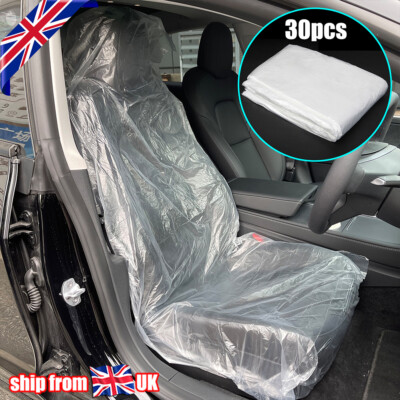 Disposable Plastic Transparent Car Auto Seat Cover Vehicle Cover