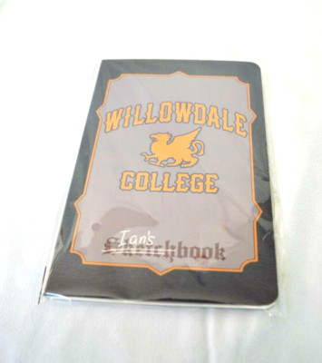 Disney Pixar Loot Crate Excl. Onward Willowdale College Sketchbook & Bookmark