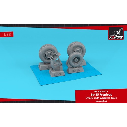Armory Models AR AW32017 Scale 1:32 Sukhoj Su25 Frogfoot wheels w/weighted tyres - Picture 11 of 24