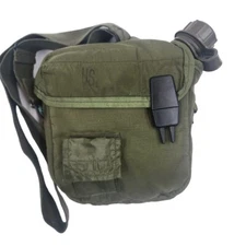US Army Military Camping canteen 2Qt Survival Plastic Water Holder & Pouch  1993