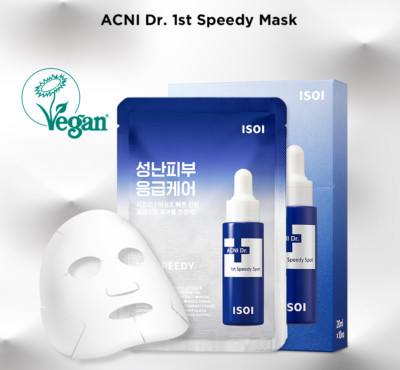 isoi ACNI Dr. 1st Speedy Mask 20ml x 10 Stück (1 Box) Porenpflege, Akne, Sens...