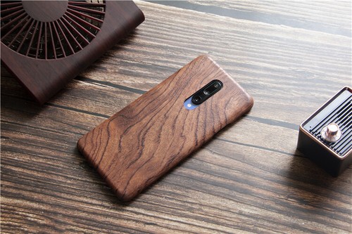 For OnePlus 8T 8 7 Pro 6 walnut Enony Wood Rosewood Apricot Slim Back Case Cover - Picture 6 of 13