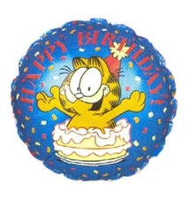 Garfield 18" Birthday Cake Party Balloon (1 ea. Helium not supplied)