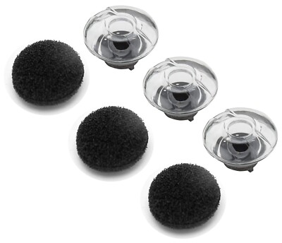 3 Large Ear Gels Tips Kit for Plantronics Voyager LEGEND Replacement with FOAMS