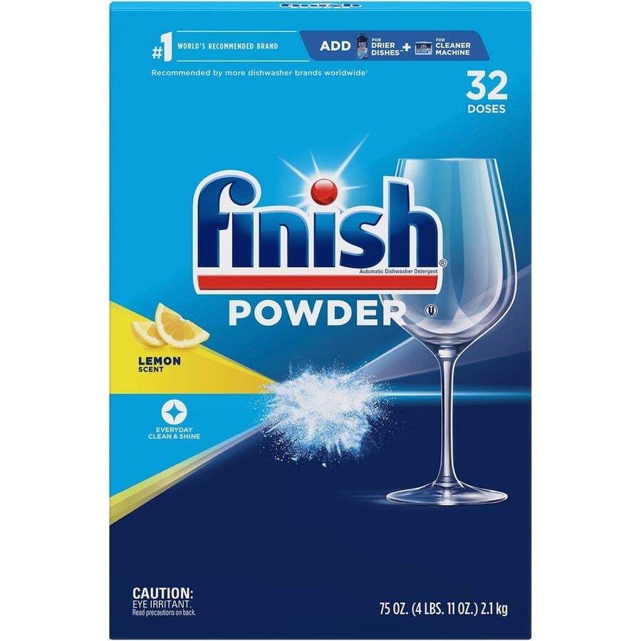 Finish Powder Dishwasher Detergent Lemon Fresh Scent 75 oz Dishes eBay