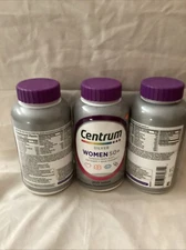 3x Centrum Silver Womens 50 Plus Vitamins, Multivitamin Supplement Exp3/26 & Up