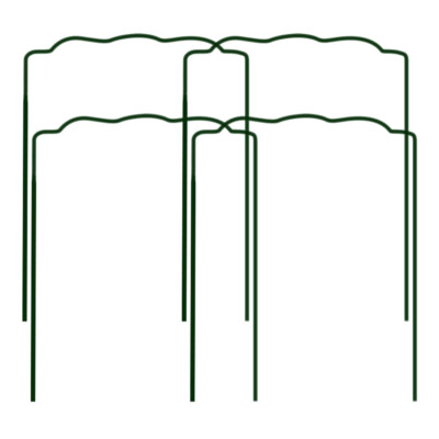 4 Pcs Gardening Iron Wire Pillars Flower Support Frame Climbing achat Scaffold