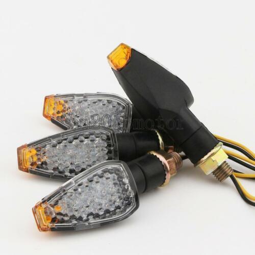 4X LED Turn Signals 3.5" plastic Mini For Suzuki Bandit GSF 400 600 1200 1250 - Picture 6 of 11