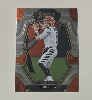 2022 Panini Select Joe Burrow Premier Level #120 Cincinnati Bengals