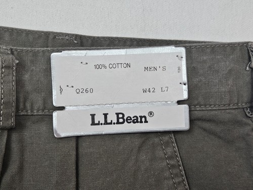 LL Bean Shorts Mens 42 Tropic Weights Chino Vintage nwt - Picture 3 of 6