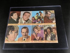 1968 Panini Cantanti Uncut Sheet The Jimi Hendrix Experience Rare 8 Cards Italy