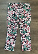 Brooks Brothers Natalie Fit Textured Floral Pants Womens Size 6 NEW