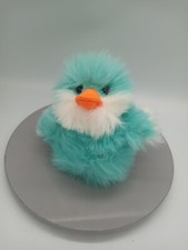 Russ Berrie Waddles 534A Turquoise Blue Duck Plush Stuffed Animal Toy Lovey HTF