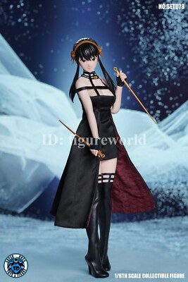 SUPER DUCK SET078 1/6 Head & Clothes for SPY and FAMILY Yor Forger