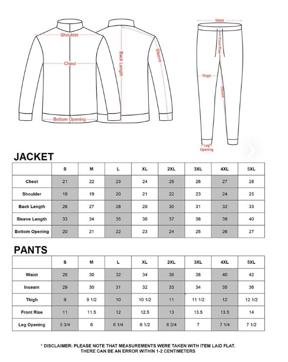 Men's Sports Track Pants & Jacket Essential Side Stripe