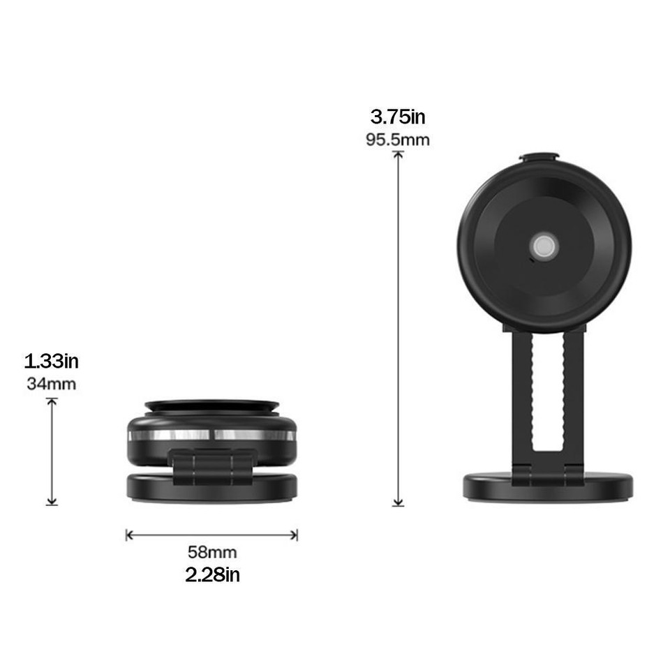 Vacuum Adsorption Car Bracket Mobile Phone Holder with Wireless