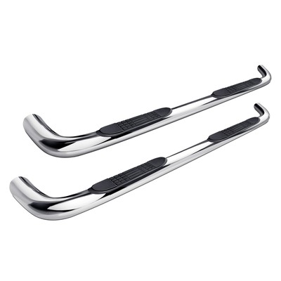 For Dodge Ram 2500 03-09 3'' Cab Length Polished Round Bent Tube Step Bars