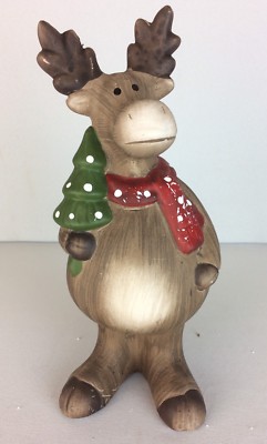 Clayre & Eef Rentier-Elch-Weihnachten-Weihnachtselch-Christmas-Deko