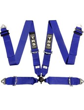 TRS Motorsport Magnum FIA Approved 4 Point Harness 3'' Straps In Blue