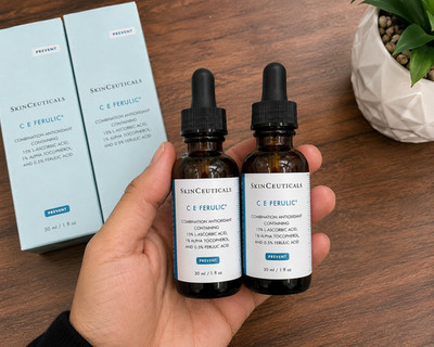 SkinCeuticals CE Ferulic Serum 15% Vitamin C 1oz  Fresh not Oxidized N Pack of 2