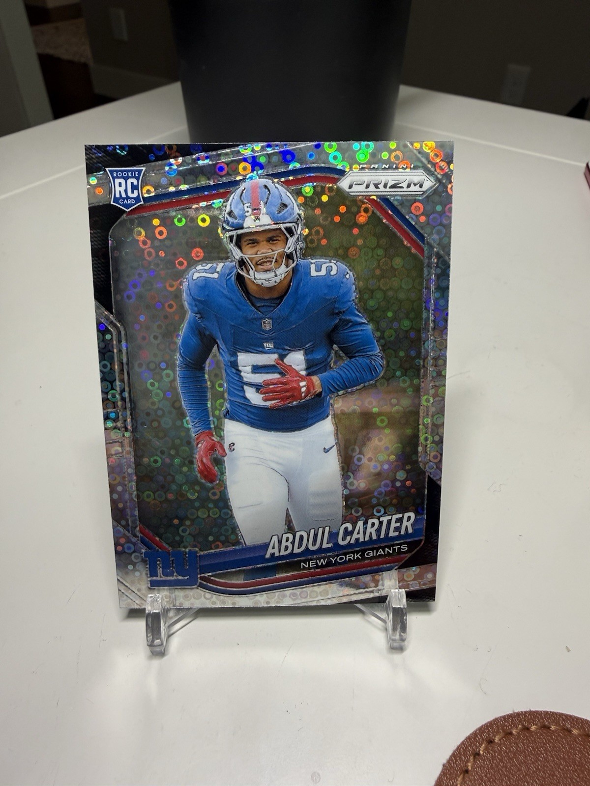 2025 Panini Prizm Abdul Carter RC No Huddle Disco Prizm  #394 RC