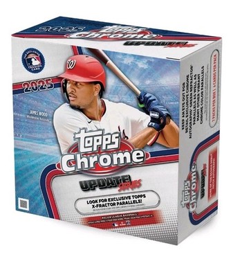 1) 2025 TOPPS CHROME UPDATE MEGA BOX MLB Baseball Brand New Sealed