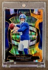 2025 Panini Select- Concourse Black & Orange Shock Prizm Jaxson Dart (RC) #93