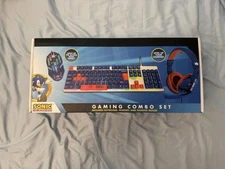 Sakar Wired Sonic the Hedgehog Keyboard Headset and Mouse Combo