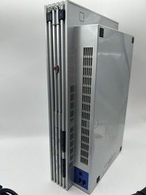 Sony PlayStation 2 PS2 SCPH-39000 Satin Silver Console NTSC-J JP Tested VeryGood