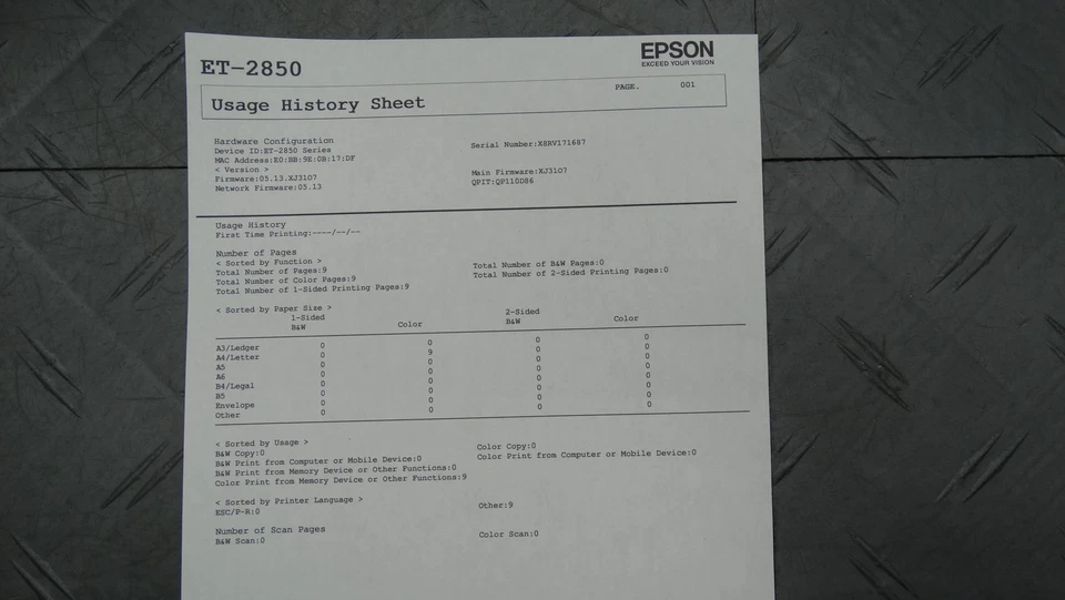 Epson EcoTank ET-2850 All-in-One Wireless Printer (Total Pages 9) - Image 3 of 4