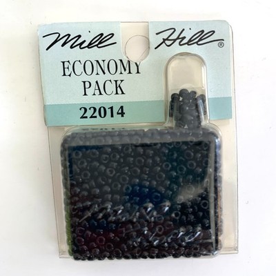 Mill Hill Glass Beads Economy Pack 9.08 Grams BLACK 22014
