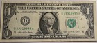2021  $1 Bill Printing Ink Error. Ink transfer on Washington face most visible. — photo 8