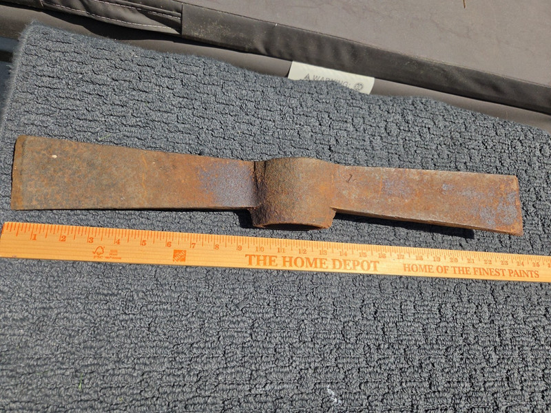 HUGE Vintage Double-Bit QUIKWERK ASPHALT AXE 10 lb 22.5" Warren Tool & Forge Co.