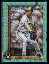 2025 Topps Chrome Update CONNOR THOMAS #USC192 AQUA WAVE Refractor  RC /199