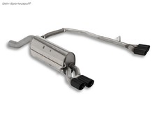 FOX Duplex Sportauspuff Seat Ibiza 6F 1.0l TSI für Rieger je 2x76mm schwarz