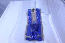 Kid's Bright Blue Adjustable Suspenders  Bow Tie Set