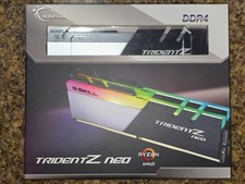     G.SKILL TridentZ NEO RGB 64GB 2 x 32GB 3200 MHz AMD Ryzen DDR4