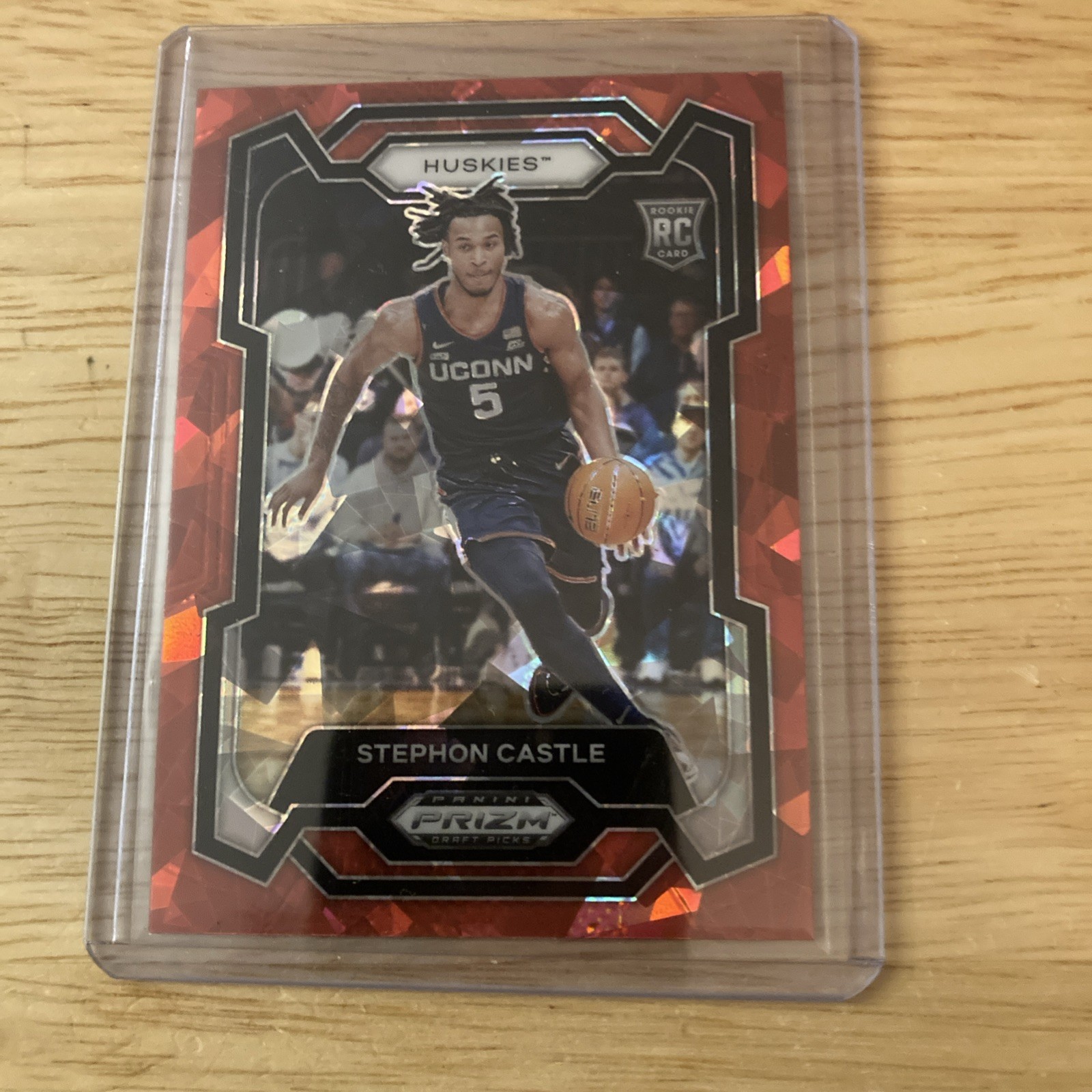 2024 Panini Prizm Draft Picks #17 Stephon Castle Prizms Red Ice RC