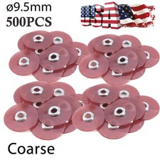 500pcs Dental SOFLEX Composite Finishing Polishing Discs 9.5mm Coarse